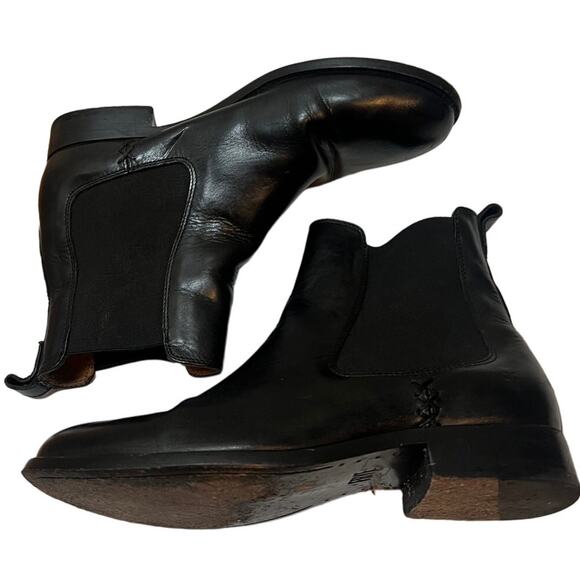Frye Black Melissa Double Sole Chelsea Boots Women's Sz. 8 - Picture 4 of 10